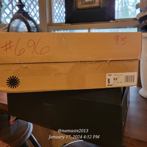 Ugg Aston High Chelsea Waterproof Boot Designer Winter Snow Rain Boot #696 - Picture 16 of 16